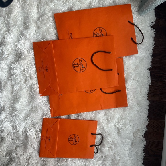 Hermes Orange Party Gift Bags